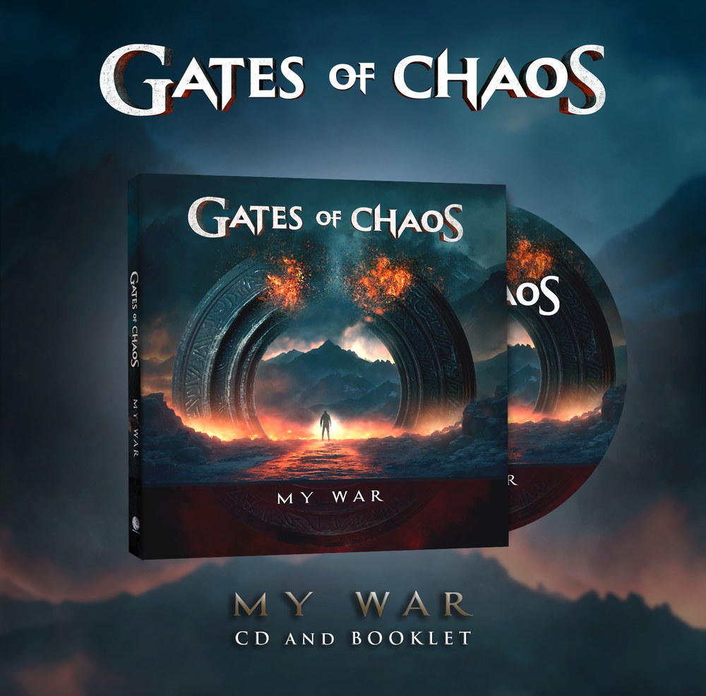 Mockup CD e booklet My War